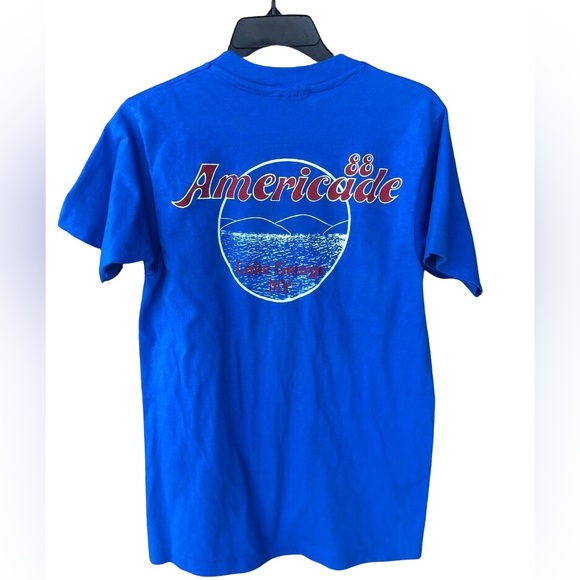 1988 Americade Vintage t-shirt 80s novelty Honda motorcycle 1980s single stitch - Picture 3 of 11